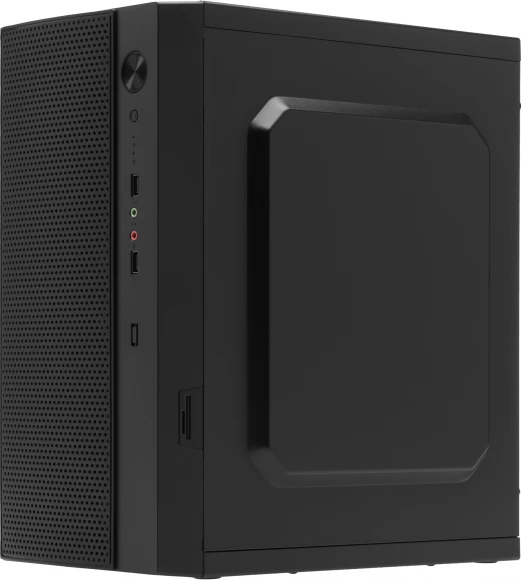 Корпус Accord ENTRY ACC-242B черный без БП mATX 1x80mm 2xUSB2.0 audio