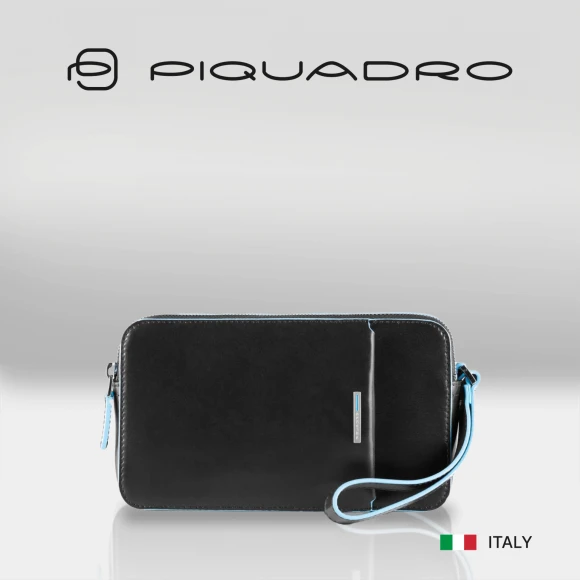 Клатч мужской Piquadro Blue Square AC4221B2/N черный натур.кожа