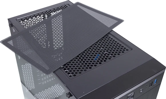 Корпус Accord 3407 черный без БП ATX 8x120mm 2xUSB2.0 1xUSB3.0 audio bott PSU