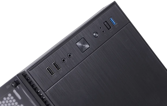 Корпус Accord 3407 черный без БП ATX 8x120mm 2xUSB2.0 1xUSB3.0 audio bott PSU