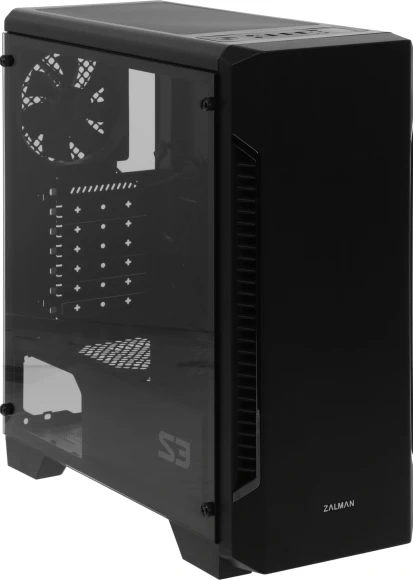 Корпус Zalman S3 TG черный без БП ATX 5x120mm 2xUSB2.0 1xUSB3.0 audio bott PSU Корпус Zalman S3 TG черный без БП ATX 5x120mm 2xUSB2.0 1xUSB3.0 audio bott PSU