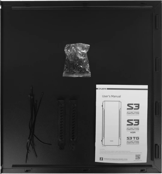 Корпус Zalman S3 TG черный без БП ATX 5x120mm 2xUSB2.0 1xUSB3.0 audio bott PSU Корпус Zalman S3 TG черный без БП ATX 5x120mm 2xUSB2.0 1xUSB3.0 audio bott PSU