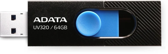 Флеш Диск A-Data 64Gb UV320 AUV320-64G-RBKBL USB3.2 черный Флеш Диск A-Data 64Gb UV320 AUV320-64G-RBKBL USB3.2 черный