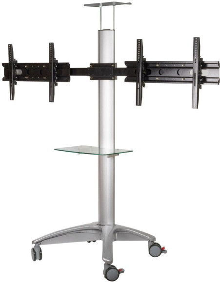 Подставка для телевизора Arm Media PT-STAND-15 серебристый 26"-55" макс.120кг напольный наклон Подставка для телевизора Arm Media PT-STAND-15 серебристый 26"-55" макс.120кг напольный наклон