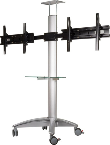 Подставка для телевизора Arm Media PT-STAND-15 серебристый 26"-55" макс.120кг напольный наклон Подставка для телевизора Arm Media PT-STAND-15 серебристый 26"-55" макс.120кг напольный наклон