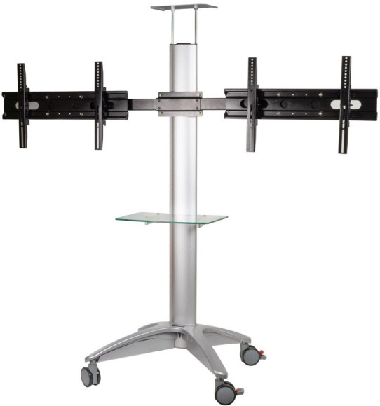 Подставка для телевизора Arm Media PT-STAND-15 серебристый 26"-55" макс.120кг напольный наклон Подставка для телевизора Arm Media PT-STAND-15 серебристый 26"-55" макс.120кг напольный наклон