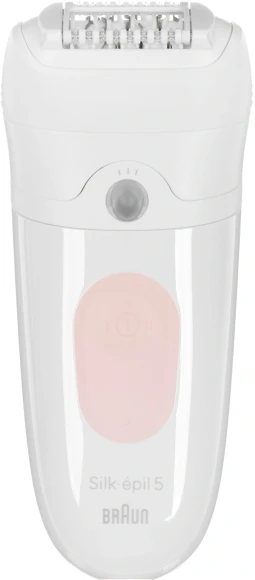 Эпилятор Braun SE5-050 скор.:2 насад.:4 от электр.сети от аккум. белый/розовый