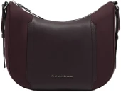 Сумка женская Piquadro Lyra BD6657W92T/M коричневая ткань/натур.кожа Сумка женская Piquadro Lyra BD6657W92T/M коричневая ткань/натур.кожа