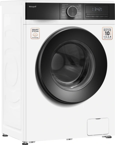 Стиральная машина Weissgauff WM 45712 Inverter Steam класс: A+++ загр.фронтальная макс.:7кг белый инвертор