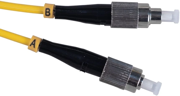 Патч-корд Cabeus FOP(D)-9-LC-FC-5M 2x9/125 OS2 LC дуплекс-FC дуплекс 5м LSZH желтый