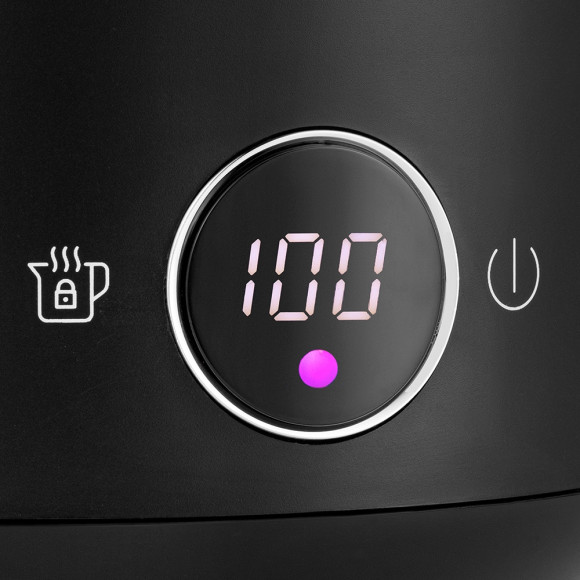 Чайник электрический Kitfort КТ-6196-1 1.5л. 2200Вт черный/серебристый корпус: пластик/металл Чайник электрический Kitfort КТ-6196-1 1.5л. 2200Вт черный/серебристый корпус: пластик/металл