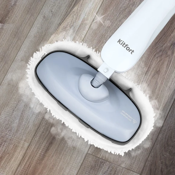 Швабра паровая Kitfort КТ-1071 1000Вт голубой Швабра паровая Kitfort КТ-1071 1000Вт голубой