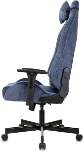Кресло игровое Knight N1 Fabric синий Light-27 с подголов. крестов. металл Кресло игровое Knight N1 Fabric синий Light-27 с подголов. крестов. металл