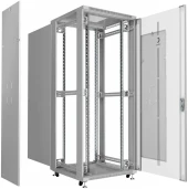 Шкаф коммутационный Cabeus (SH-05C-42U60/60-BK) напольный 42U 600x600мм пер.дв.стекл металл 800кг черный 500мм 90кг 2055мм IP20 сталь Шкаф коммутационный Cabeus (SH-05C-42U60/60-BK) напольный 42U 600x600мм пер.дв.стекл металл 800кг черный 500мм 90кг 2055мм IP20 сталь