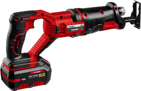 Сабельная пила Зубр Мастер СПЛ-185-41 аккум. 2600ход/мин