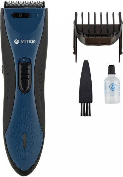 Машинка для стрижки Vitek VT-2578 черный/синий 3Вт (насадок в компл:1шт) Машинка для стрижки Vitek VT-2578 черный/синий 3Вт (насадок в компл:1шт)
