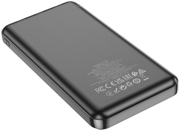 Мобильный аккумулятор Hoco J100 High-ranking 10000mAh 2.1A 2xUSB-A черный Мобильный аккумулятор Hoco J100 High-ranking 10000mAh 2.1A 2xUSB-A черный