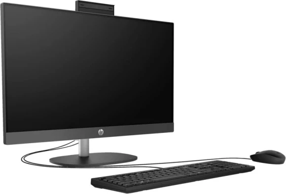 Моноблок HP ProOne 240 G10 23.8" Full HD i3 N300 (0.8) 8Gb SSD256Gb UHDG FreeDOS GbitEth WiFi BT 65W клавиатура мышь Cam черный/серебристый 1920x1080
