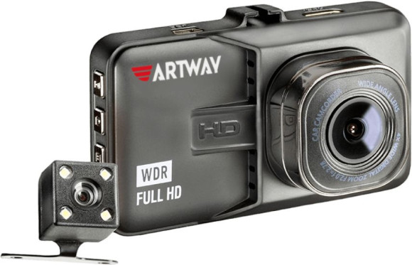 Видеорегистратор Artway AutoCam AV-394 черный 2Mpix 1080x1920 1080i 120гр. Ambarella Видеорегистратор Artway AutoCam AV-394 черный 2Mpix 1080x1920 1080i 120гр. Ambarella