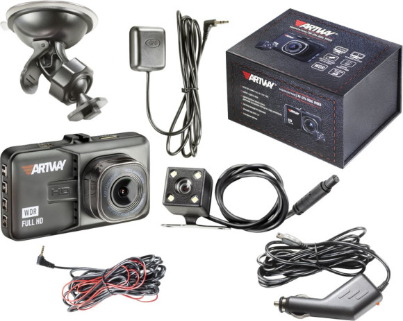 Видеорегистратор Artway AutoCam AV-394 черный 2Mpix 1080x1920 1080i 120гр. Ambarella Видеорегистратор Artway AutoCam AV-394 черный 2Mpix 1080x1920 1080i 120гр. Ambarella