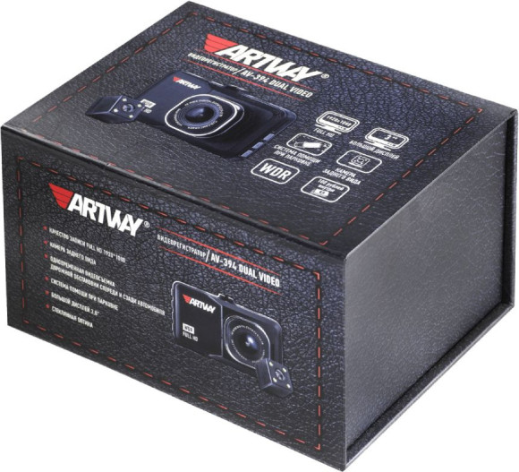 Видеорегистратор Artway AutoCam AV-394 черный 2Mpix 1080x1920 1080i 120гр. Ambarella Видеорегистратор Artway AutoCam AV-394 черный 2Mpix 1080x1920 1080i 120гр. Ambarella