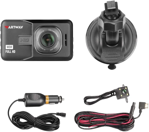 Видеорегистратор Artway AutoCam AV-394 черный 2Mpix 1080x1920 1080i 120гр. Ambarella Видеорегистратор Artway AutoCam AV-394 черный 2Mpix 1080x1920 1080i 120гр. Ambarella