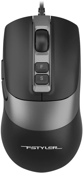 Мышь A4Tech Fstyler FM50S Plus черный оптическая 4000dpi silent USB 7but
