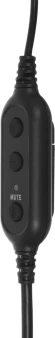 Наушники с микрофоном Logitech 960 черный 2.4м накладные USB оголовье (981-000100)