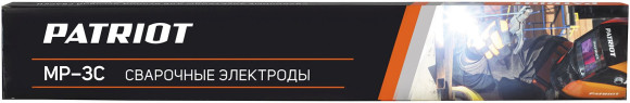 Электроды Patriot МР-3С D2.5мм L350мм 1050гр (605012000) Электроды Patriot МР-3С D2.5мм L350мм 1050гр (605012000)