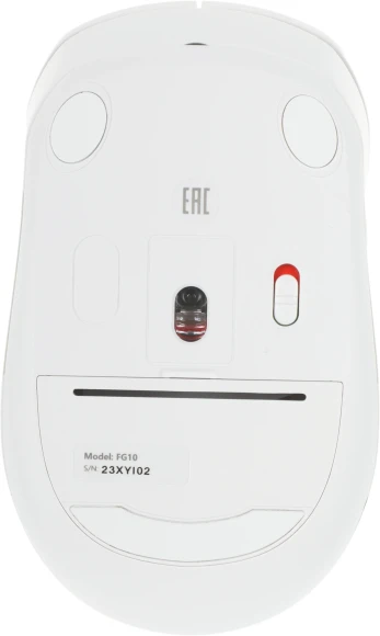 Мышь A4Tech Fstyler FG10 белый/серый оптическая 2000dpi беспров. USB 3but (FG10 WHITE)