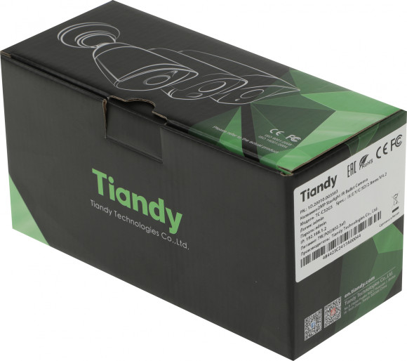 Камера видеонаблюдения IP Tiandy TC-C32GS I5/E/Y/C/SD/2.8mm/V4.2 2.8-2.8мм цв. корп.:белый (TC-C32GS I5/E/Y/C/SD/2.8/V4.2)
