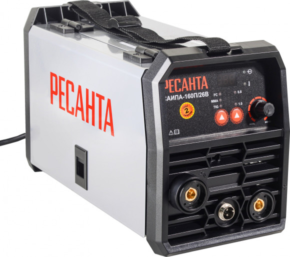 Сварочный аппарат Ресанта САИПА-160П/26В инвертор MMA DC/TIG DC 6.2кВт