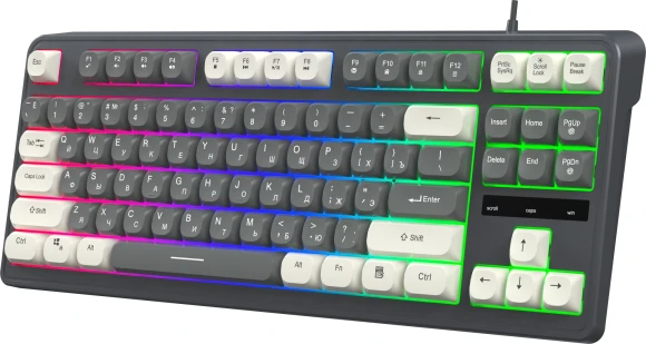 Клавиатура GMNG GG-KB770XP механическая черный USB Multimedia for gamer LED (подставка для запястий) (1901099)