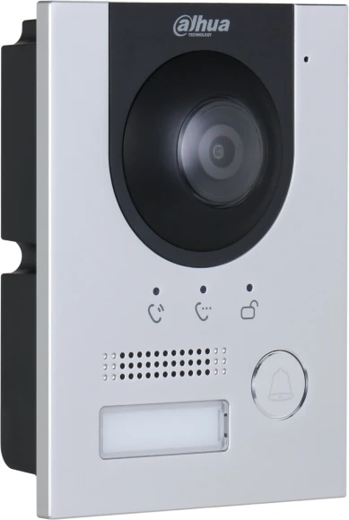 Видеопанель Dahua DHI-VTO2201F-P-S2 цветной сигнал CMOS цвет панели: серебристый