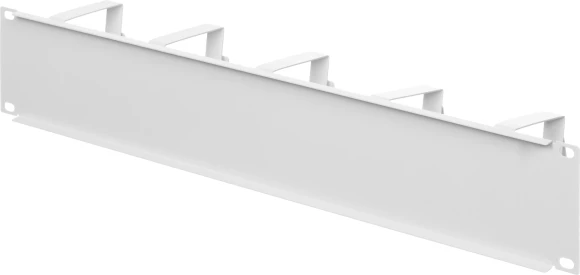 Кабельный органайзер Горизонтальный NTSS NTSS-HORG-2U-5(85) односторонний кольца 2U шир.:19" глуб.:85мм