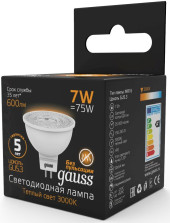Лампа светодиодная Gauss Basic 1041116T 5.5Вт цок.:E14 свеча 220B св.свеч.бел.теп. (упак.:3шт) Лампа светодиодная Gauss Basic 1041116T 5.5Вт цок.:E14 свеча 220B св.свеч.бел.теп. (упак.:3шт)