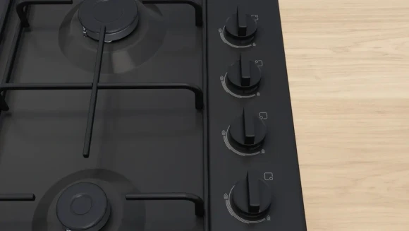 Газовая варочная поверхность Bosch PBP6C6K80Q черный