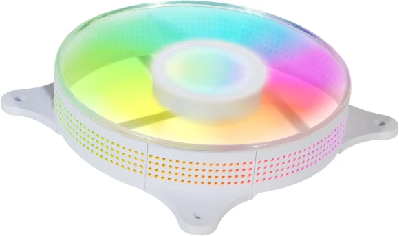 Вентилятор для корпуса GMNG GG-CF120FRGB3-PWMWH RGB 120х120x25 белый 4-pin 26дБ Ret Вентилятор для корпуса GMNG GG-CF120FRGB3-PWMWH RGB 120х120x25 белый 4-pin 26дБ Ret