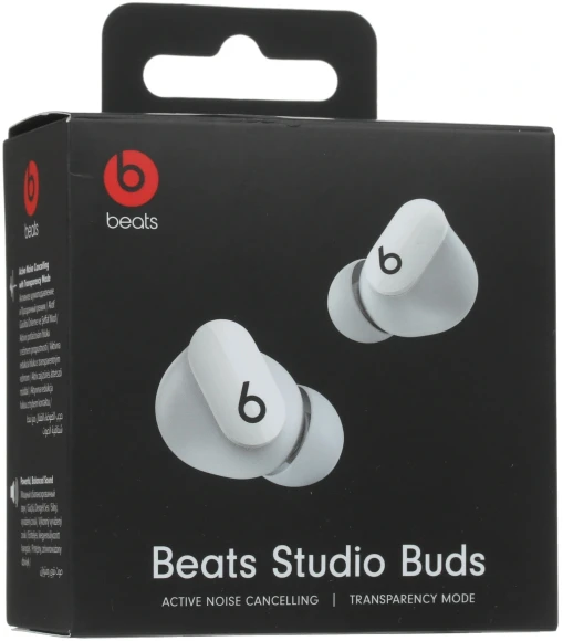 Гарнитура внутриканальные Beats Studio Buds True Wireless Noise Cancelling белый беспроводные bluetooth в ушной раковине (MJ4Y3EE/A)