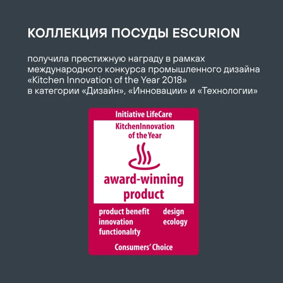 Сковорода Rondell Escurion RDA-867 круглая 24см покрытие: Xylan Plus ручка съемная (без крышки) черный