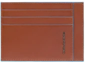 Чехол для кредитных карт Piquadro Blue Square PP2762B2R/M каштановый натур.кожа