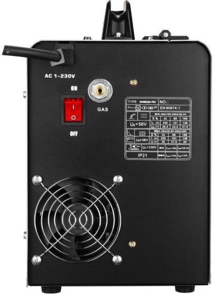 Сварочный полуавтомат Deko DKWM250A MIG-MAG/ММА 7кВт