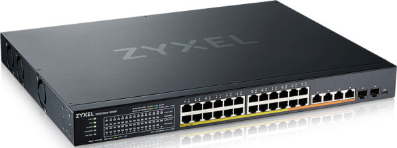Коммутатор Zyxel NebulaFlex XMG1930-30HP-ZZ0101F (L2+) 4x10Гбит/с 24x2.5Гбит/с 2SFP+ 28PoE+ 700W управляемый