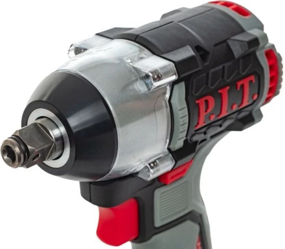 Гайковерт P.I.T. PIW20H-300B аккум. патрон:квад.1/2"