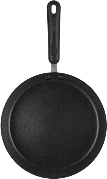 Сковорода блинная Rondell Pancake frypan RDA-128 круглая 26см покрытие: TriTitan ручка несъемная (без крышки) черный Сковорода блинная Rondell Pancake frypan RDA-128 круглая 26см покрытие: TriTitan ручка несъемная (без крышки) черный