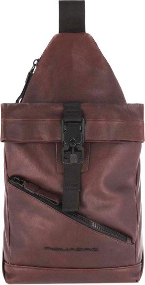 Рюкзак слинг Piquadro Harper CA5678AP/TM темно-коричневый кожа Рюкзак слинг Piquadro Harper CA5678AP/TM темно-коричневый кожа