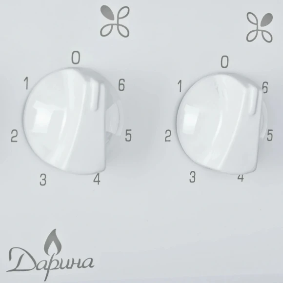 Плита Электрическая Darina 1B EM 341 406 W белый/черный эмаль (без крышки)