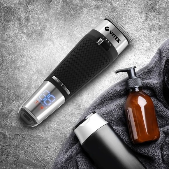 Машинка для стрижки Vitek VT-1364 разноцветный 5Вт (насадок в компл:4шт) Машинка для стрижки Vitek VT-1364 разноцветный 5Вт (насадок в компл:4шт)