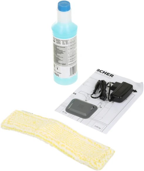 Мойщик окон Karcher Professional WVP 10 шир.скреб.:280мм пит.:от аккум. серый/желтый Мойщик окон Karcher Professional WVP 10 шир.скреб.:280мм пит.:от аккум. серый/желтый