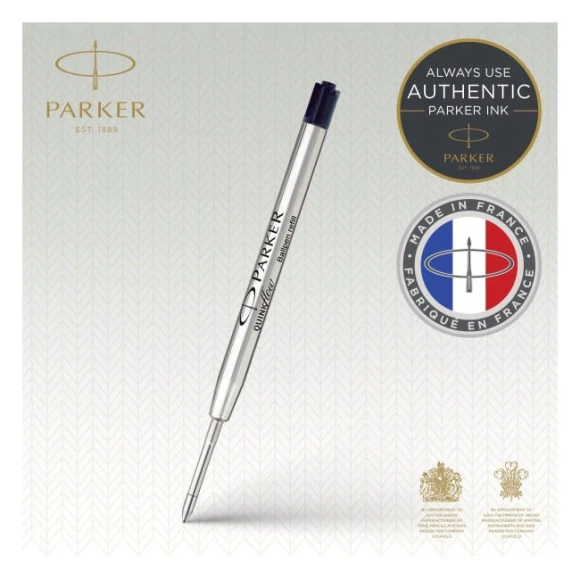 Стержень шариковый Parker QuinkFlow Z08 (1950372) M 1мм черные чернила блистер (2шт)